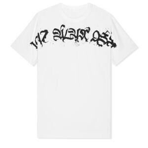ALYX Graphic Cotton‎ White Logo Graphic T-shirt Size L